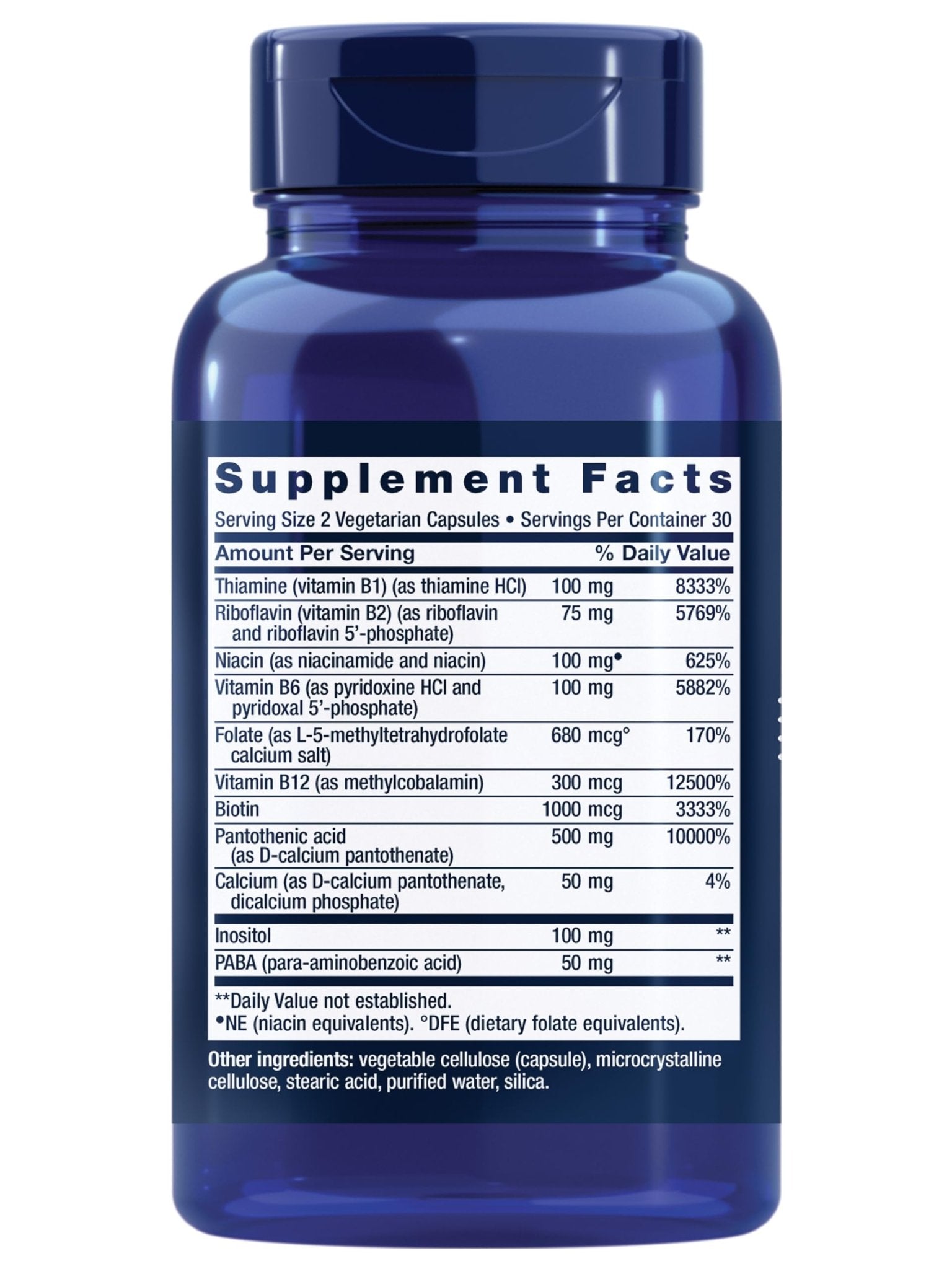 Life Extension BioActive Complete B-Complex, Heart, Nerve Support, Healthy Energy, Metabolism, Complete B Complex, 60 Vegetarian Capsules - Maple Wellness Supplements