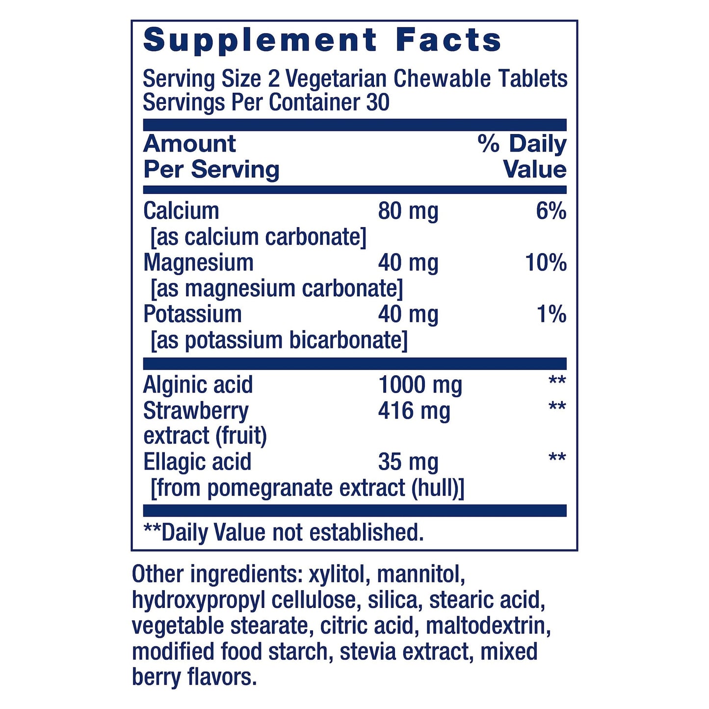 Life Extension Esophageal Guardian, alginic Acid, Potassium Bicarbonate, get Long-Lasting Relief from gastric Distress, Vegetarian, Non-GMO - Maple Wellness Supplements