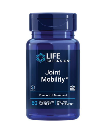 Life Extension Joint Mobility, relieves Minor Knee discomfort & Improves Range of Motion, Turmeric & Tamarind, Gluten-Free, Non-GMO, Vegetarian, 60 Capsules - Maple Wellness Supplements