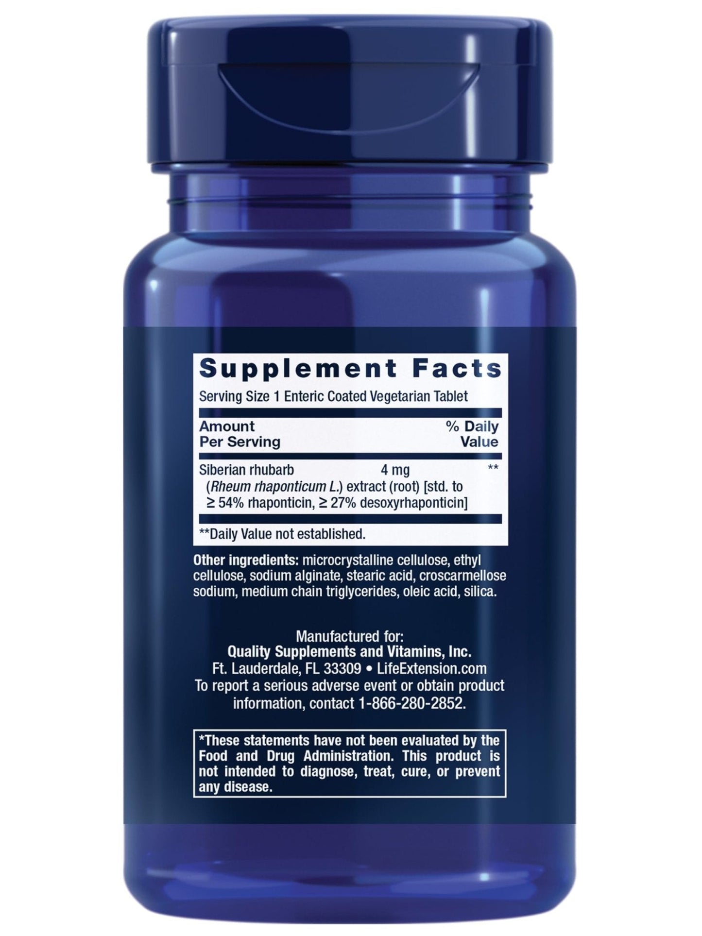Life Extension Menopause Relief – Siberian Rhubarb, Menopause Supplement for Women, Ease hot Flashes, Mood Swings, Night Sweats Relief, Hormone-Free, Gluten-Free, Non-GMO, Vegetarian, 30 Tablets - Maple Wellness Supplements