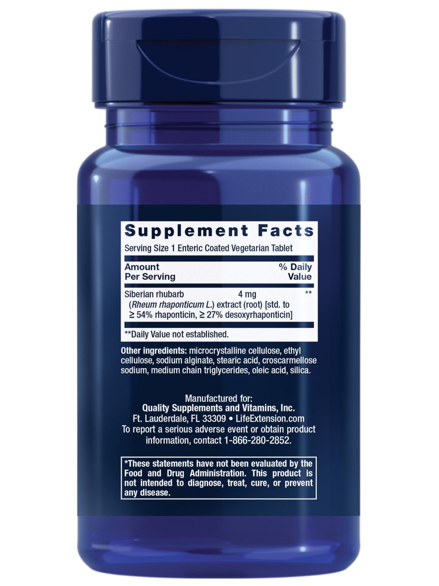 Life Extension Menopause Relief – Siberian Rhubarb, Menopause Supplement for Women, Ease hot Flashes, Mood Swings, Night Sweats Relief, Hormone-Free, Gluten-Free, Non-GMO, Vegetarian, 30 Tablets - Maple Wellness Supplements