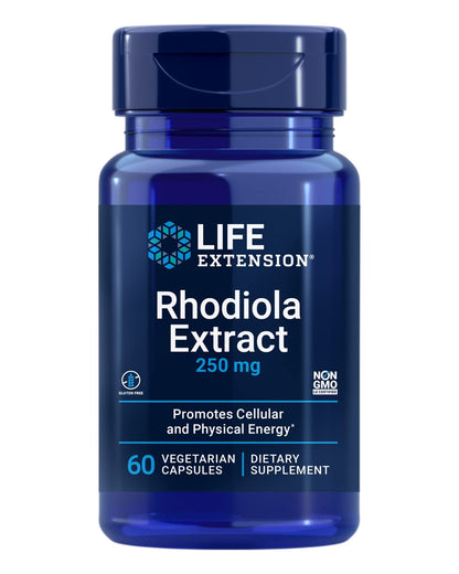 Life Extension Rhodiola and Ashwagandha Extract Bundle, Rhodiola rosea and ashwagandha Supplements, 60 Capsules Each - Maple Wellness Supplements