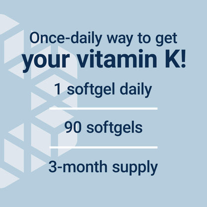 Life Extension Super K, Vitamin K Supplement, 2000 Mcg Vitamin K and 1180 Mcg Vitamin K2, Heart Health, Once-Daily, 90 Softgels - Maple Wellness Supplements