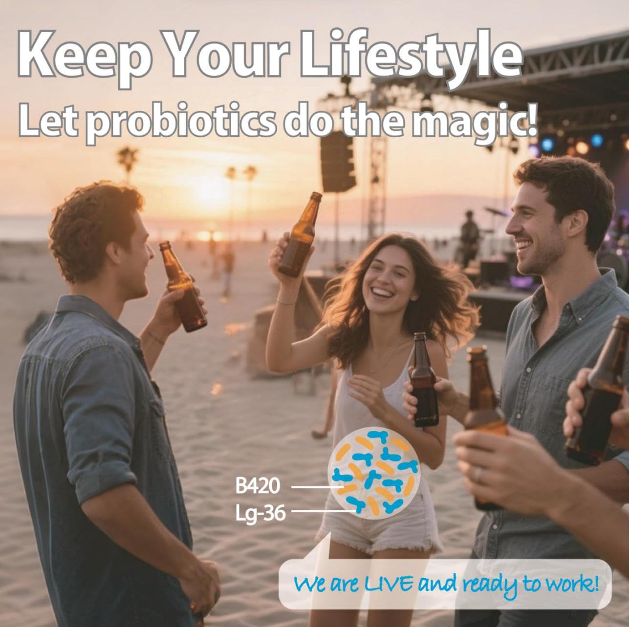 Life-Space Shape B420 Probiotics for Shape Better, Boost, Clinically Backed Metabolism Support, Prebiotic + Probiotics for Women and Men - Maple Wellness Supplements