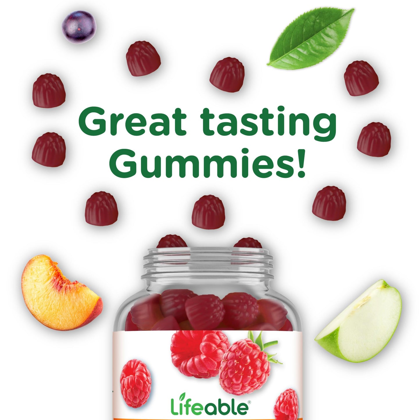 Lifeable Probiotics Gummies | 2 Billion CFU | Great Tasting Probiotic Gummies for Women | Probiotic Gummy for Gut Health and Immune Support - Maple Wellness Supplements