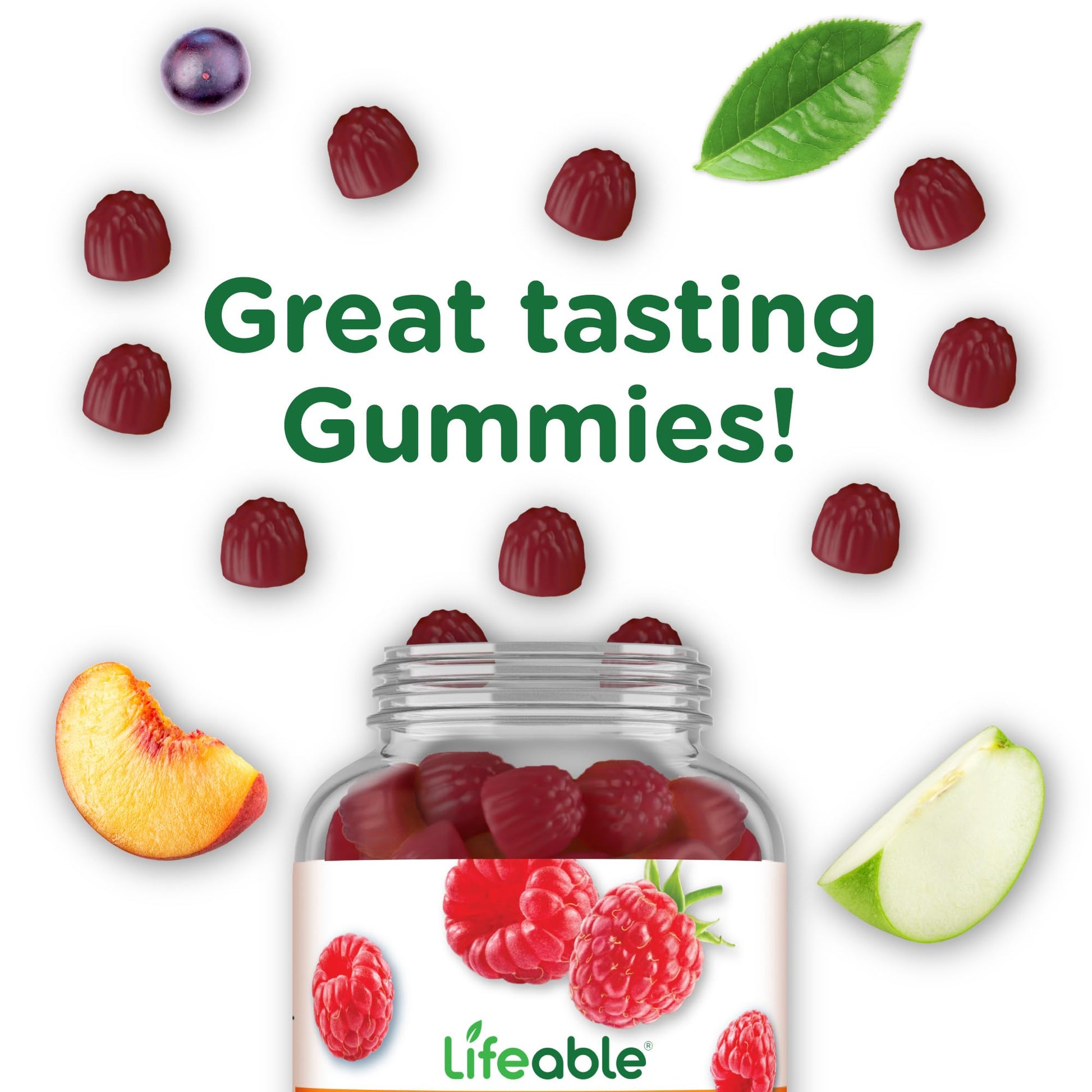 Lifeable Probiotics Gummies | 2 Billion CFU | Great Tasting Probiotic Gummies for Women | Probiotic Gummy for Gut Health and Immune Support - Maple Wellness Supplements