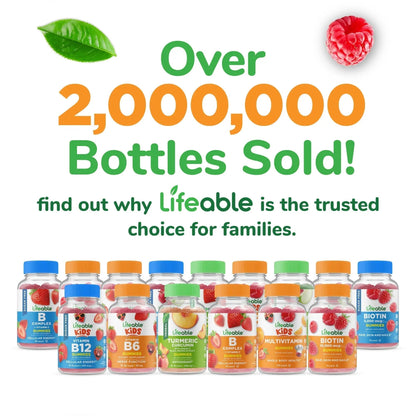 Lifeable Sugar Free Multivitamin for Men Gummies | with Iron and 18 Essential Vitamins and Minerals | Sugar Free Vitamins | 90 Gummies - Maple Wellness Supplements