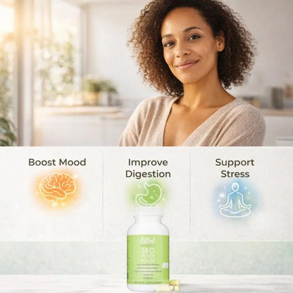 Lifted Naturals Spore Based Probiotic Probiotics - SBO Mood Boost - Spore/Soil-Based - Digestion & Natural Mood Support - Histamine-Free - 60 Day Supply, Non-GMO, Dairy-Free, Gluten-Free, Vegan - Maple Wellness Supplements