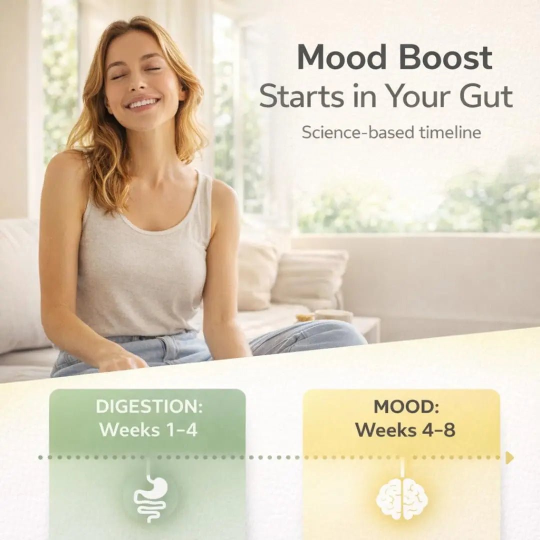 Lifted Naturals Spore Based Probiotic Probiotics - SBO Mood Boost - Spore/Soil-Based - Digestion & Natural Mood Support - Histamine-Free - 60 Day Supply, Non-GMO, Dairy-Free, Gluten-Free, Vegan - Maple Wellness Supplements