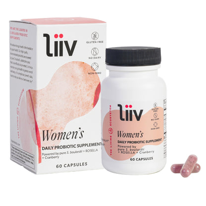 LiiV Women's Probiotics for Women Digestive Health, Vaginal pH Balance & Urinary Tract - Maple Wellness Supplements