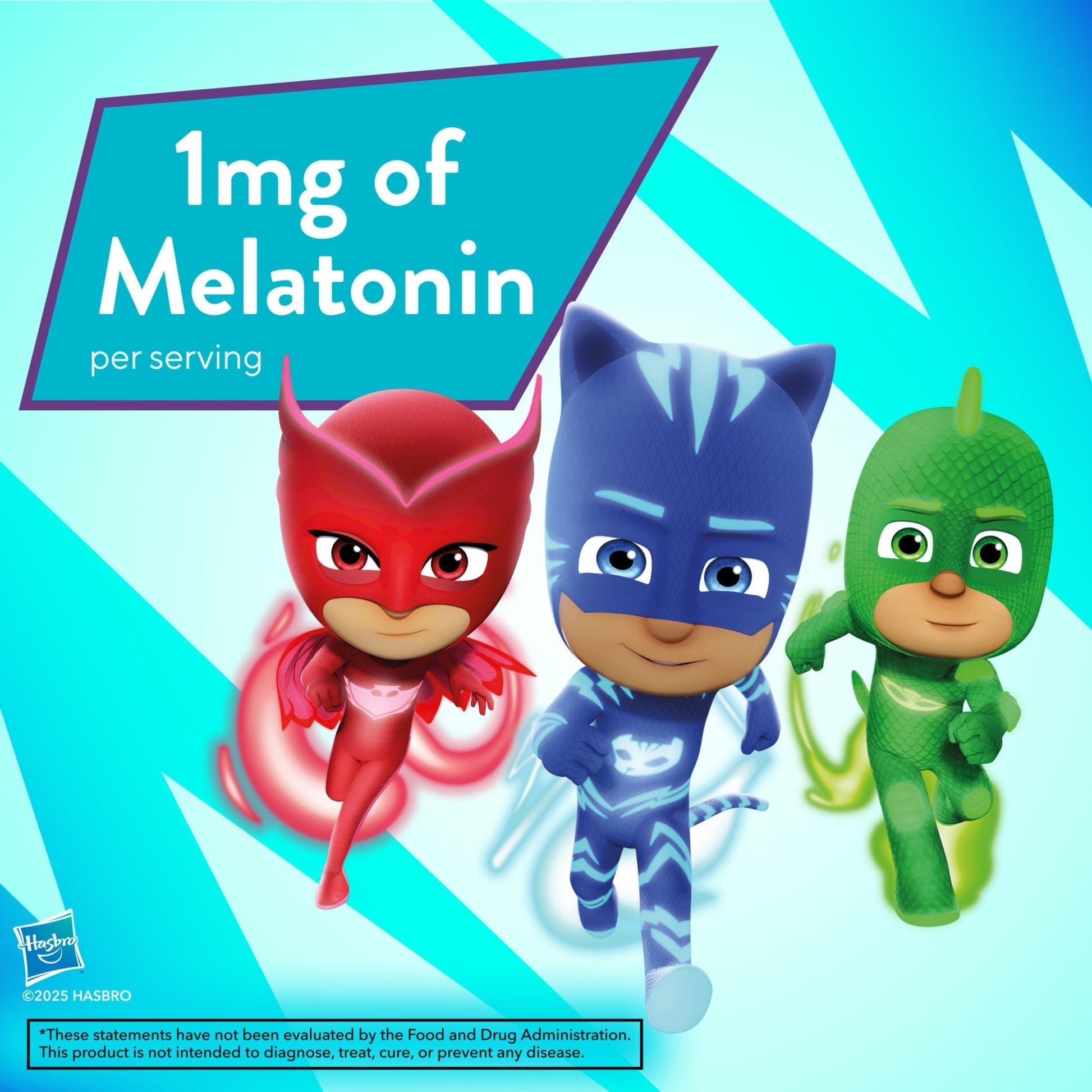 L'il Critters PJ Masks Melatonin Gummy Supplements, 60 Gummies - Maple Wellness Supplements