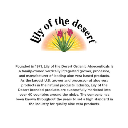 Lily of the Desert Organic Aloe Vera Juice – Inner Fillet, 16 fl oz - Maple Wellness Supplements