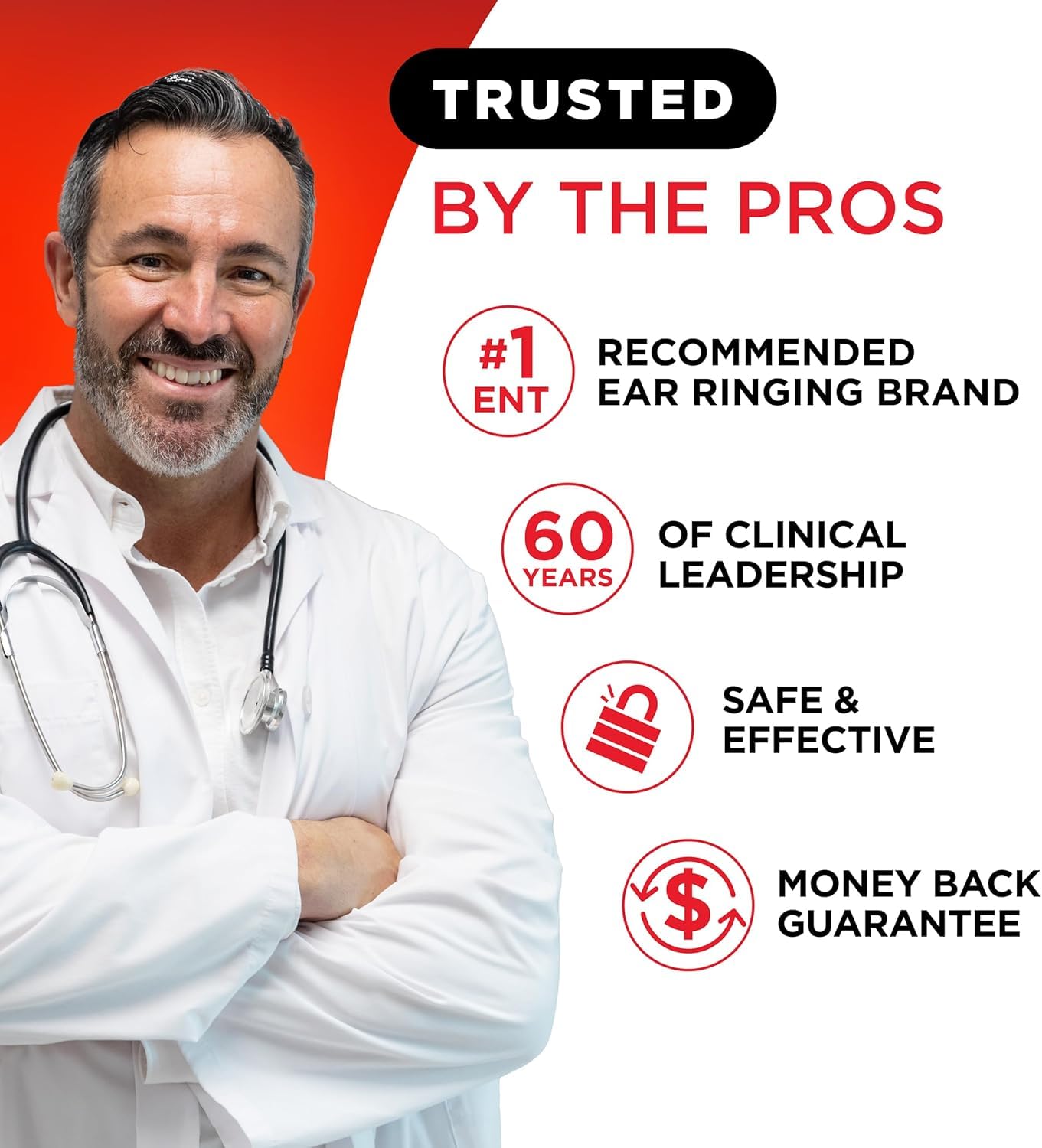 Lipo-Flavonoid Ear Ringing - Doctor-Recommended for Ringing Ears - Clinically Proven Lemon Bioflavonoid Complex with Vitamins C, B1, B2, B6, B12 - Maple Wellness Supplements