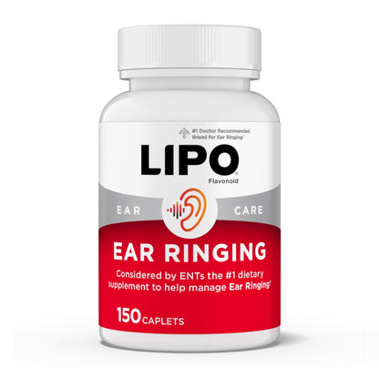 Lipo-Flavonoid Ear Ringing - Doctor-Recommended for Ringing Ears - Clinically Proven Lemon Bioflavonoid Complex with Vitamins C, B1, B2, B6, B12 - Maple Wellness Supplements