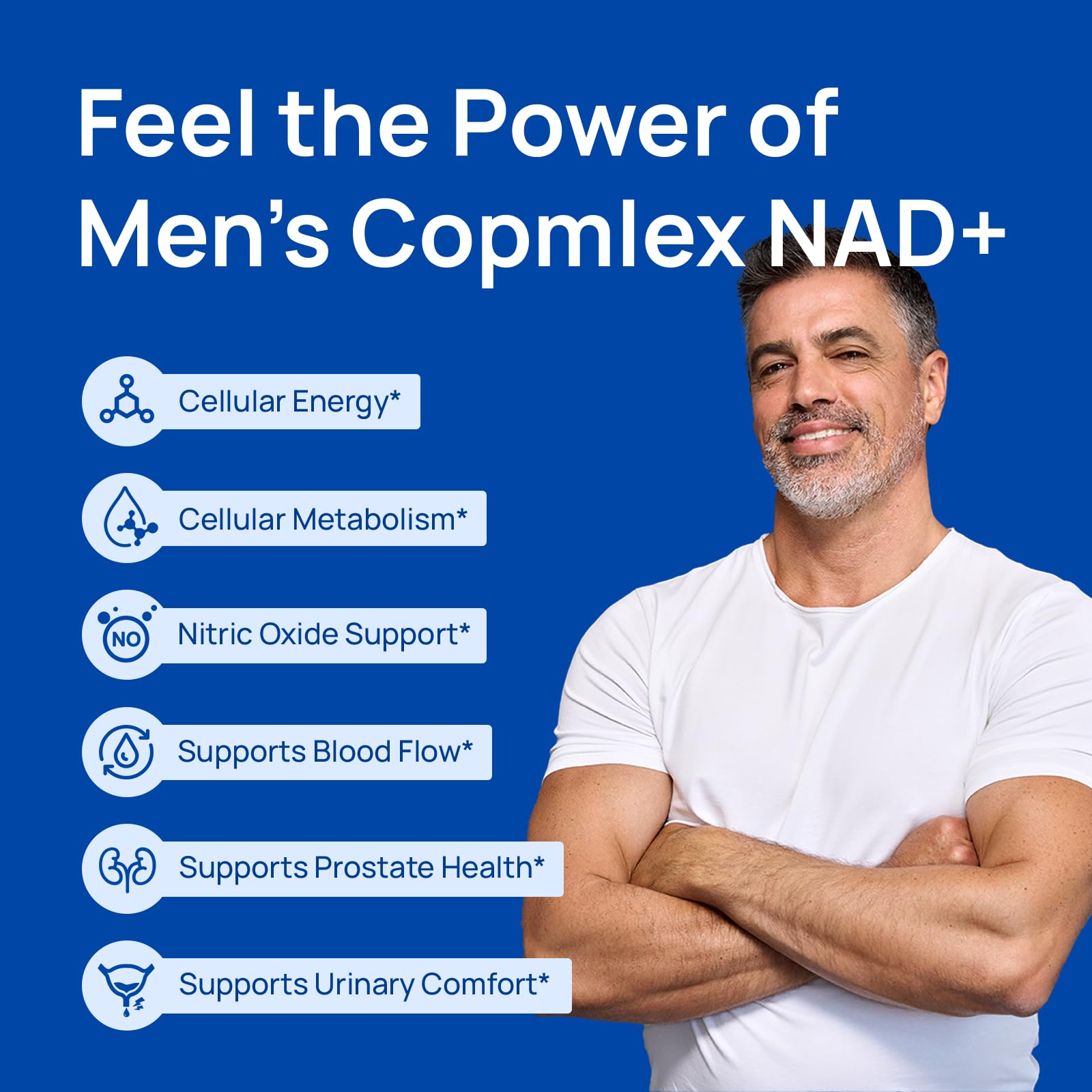 Liposomal NAD Supplement for Men – NMN Supplement Nitric Oxide Prostate Health Supplements with Resveratrol, CoQ10, L Citrulline and Lycopene for Anti-Aging & Cellular Energy Support 60 Capsules - Maple Wellness Supplements