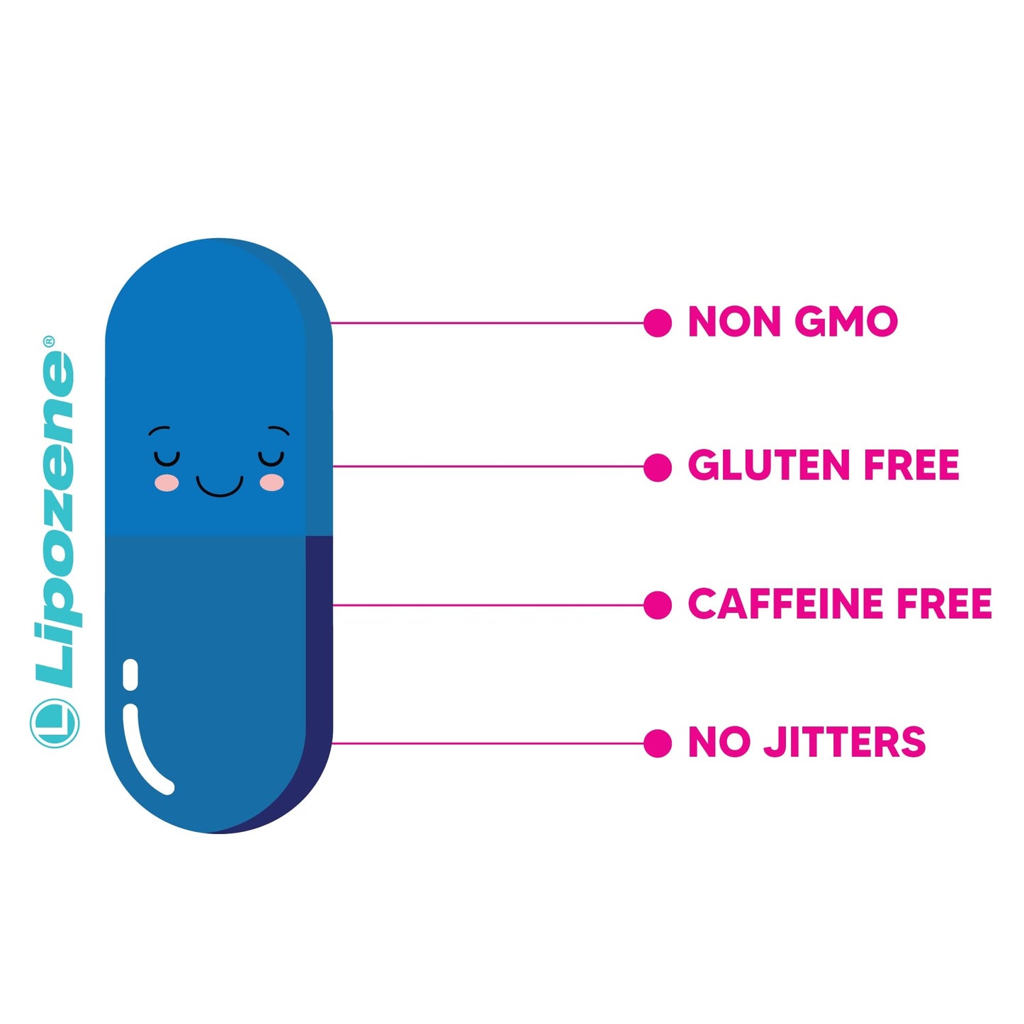 Lipozene Weight-Management Fiber Supplement, 60 Capsules | Non-Stimulant Glucomannan Formula for Healthy Lifestyle Support - Maple Wellness Supplements