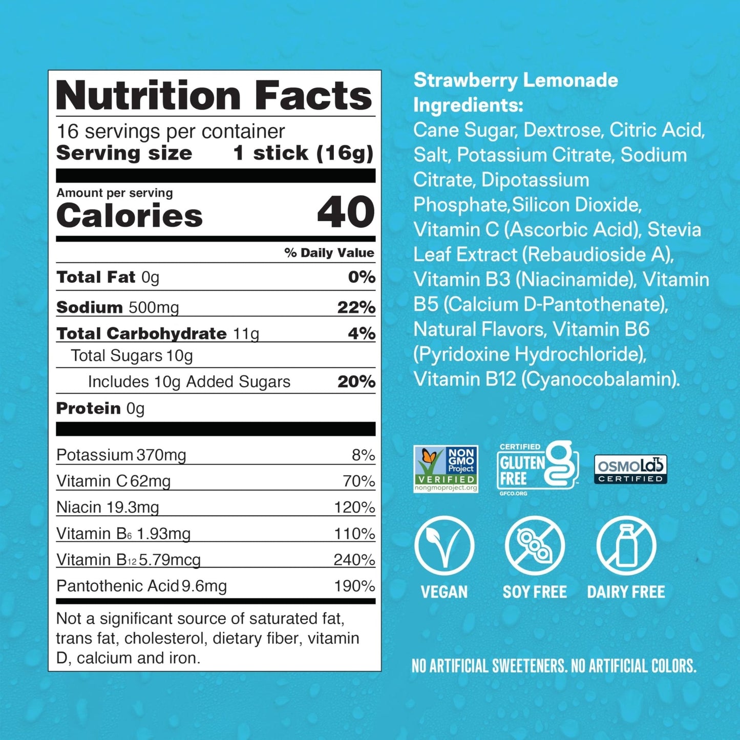 Liquid I.V.® Hydration Multiplier - Strawberry Lemonade | Electrolyte Powder Drink Mix | 3 Pack (48 Servings) - Maple Wellness Supplements