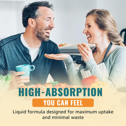 Liquid Probiotic for Women, Men, Kids, Toddler Probiotic: USDA Organic Probiotics, Vegan Probiotic Liquid & Alfalfa Blend + Acidophilus for Gut Health, - Maple Wellness Supplements