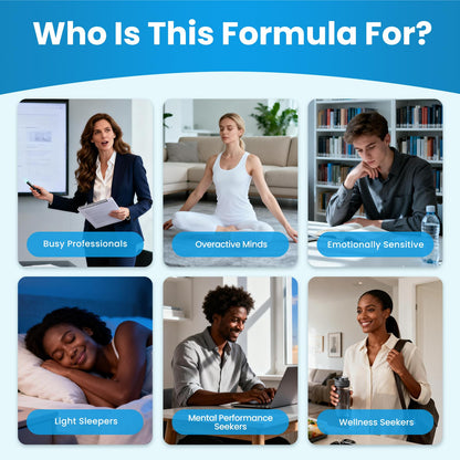 Lithium Orotate 5/10mg, L-Theanine 200mg, Ashwagandha 300mg - Mood Focus Memory Brain Supplements with Bacopa Monnieri, Lion’s Mane, Magnesium, Zinc D3 B6 Folate B12 - Maple Wellness Supplements