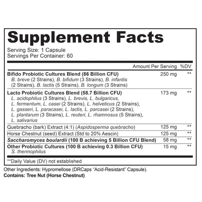 LIVELY VITAMIN CO. Great Guts Probiotic - 25 Billion CFU Probiotic - Balance Gut Microbiome, GI Tract, Inflammation, Indigestion, Reflux, Upset Stomach, & Diarrhea - 90 Caps - Maple Wellness Supplements