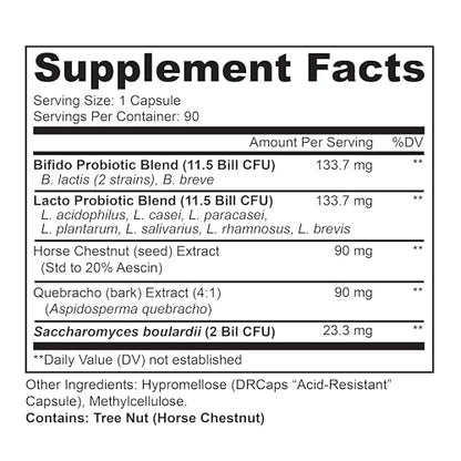 LIVELY VITAMIN CO. Great Guts Probiotic - 25 Billion CFU Probiotic - Balance Gut Microbiome, GI Tract, Inflammation, Indigestion, Reflux, Upset Stomach, & Diarrhea - 90 Caps - Maple Wellness Supplements
