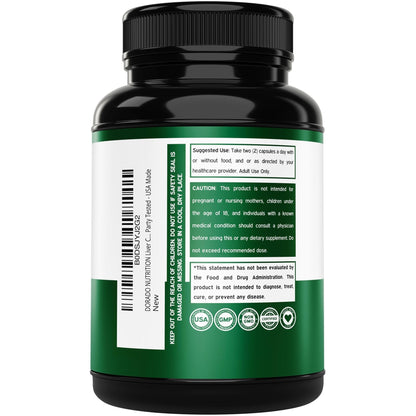 Liver Cleanse Detox & Repair (27 in 1 Formula - Milk Thistle, Dandelion Root, Turmeric, Artichoke Extract & More) - Detox Cleanse Supplement, - Maple Wellness Supplements