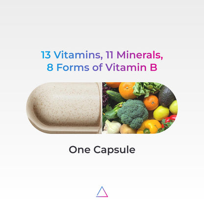 Livingood Daily Methylated Multivitamin for Women and Men, Multi Vitamin Supplement with Alpha Lipoic Acid, B Vitamins, Iron, Zinc and Selenium, Energy - Maple Wellness Supplements