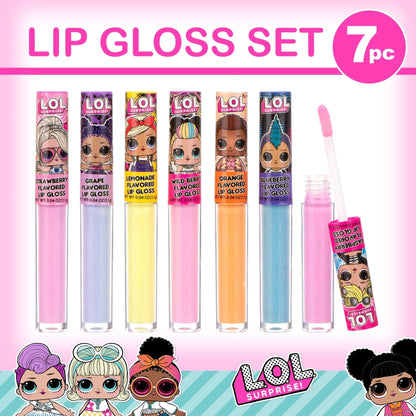 L.O.L Surprise 7-Pack Lip Gloss for Girls, Lol Lip Gloss - Maple Wellness Supplements
