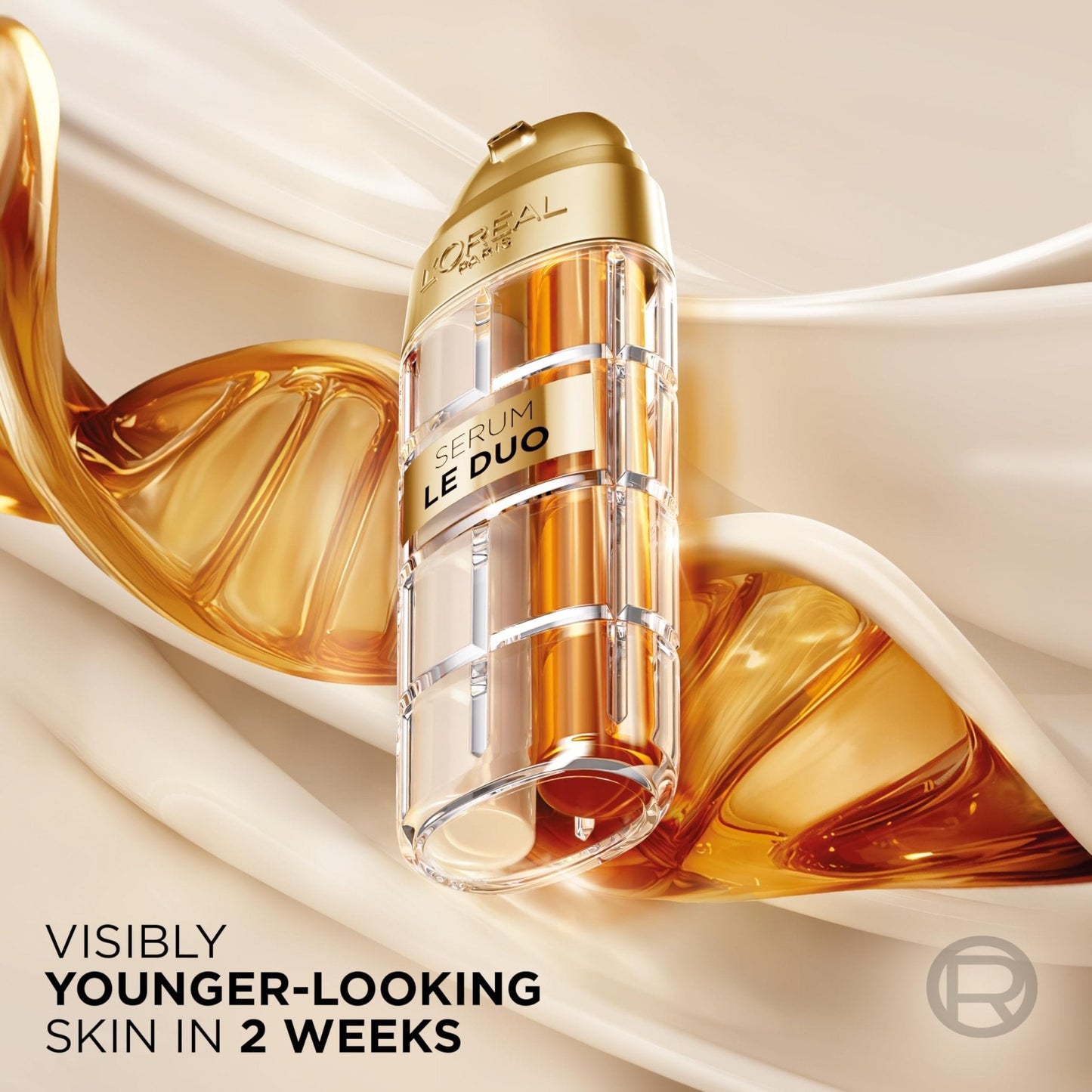 L'Oreal Paris Age Perfect Serum Le Duo, Brightening, Firming and Anti-Aging Serum for Face with Collagen Peptide - Maple Wellness Supplements