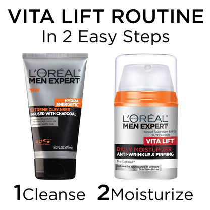 L'Oreal Paris Men Expert Vitalift Anti-Wrinkle & Firming Face Moisturizer with Pro-Retinol, 1.6 oz - Maple Wellness Supplements