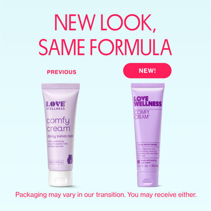 Love Wellness Comfy Cream Vulva & Vaginal Moisturizer - 1.01 oz - Maple Wellness Supplements