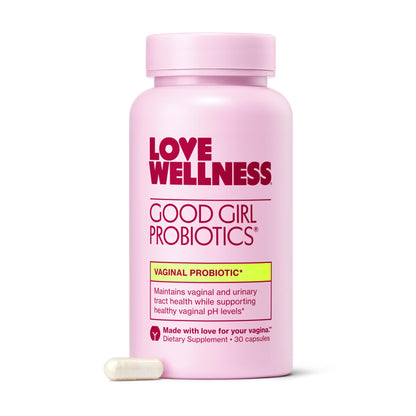 Love Wellness Good Girl Probiotics | Women’s Vaginal Health & pH Balance Supplement | 9-Strain Probiotic for Urinary Tract, Yeast, Odor & Immune Support | Gluten-Free (30-Day Supply) - Maple Wellness Supplements