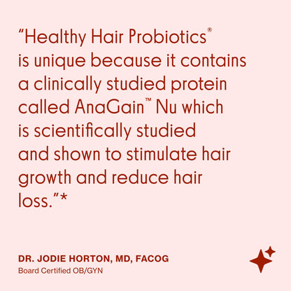 Love Wellness Healthy Hair Probiotics | Support Hair Growth with Biotin and Vitamin B12 & B6 | Supplement for Healthy Scalp & Thicker, Fuller Looking Hair | Safe & Effective | 30 Capsules - Maple Wellness Supplements