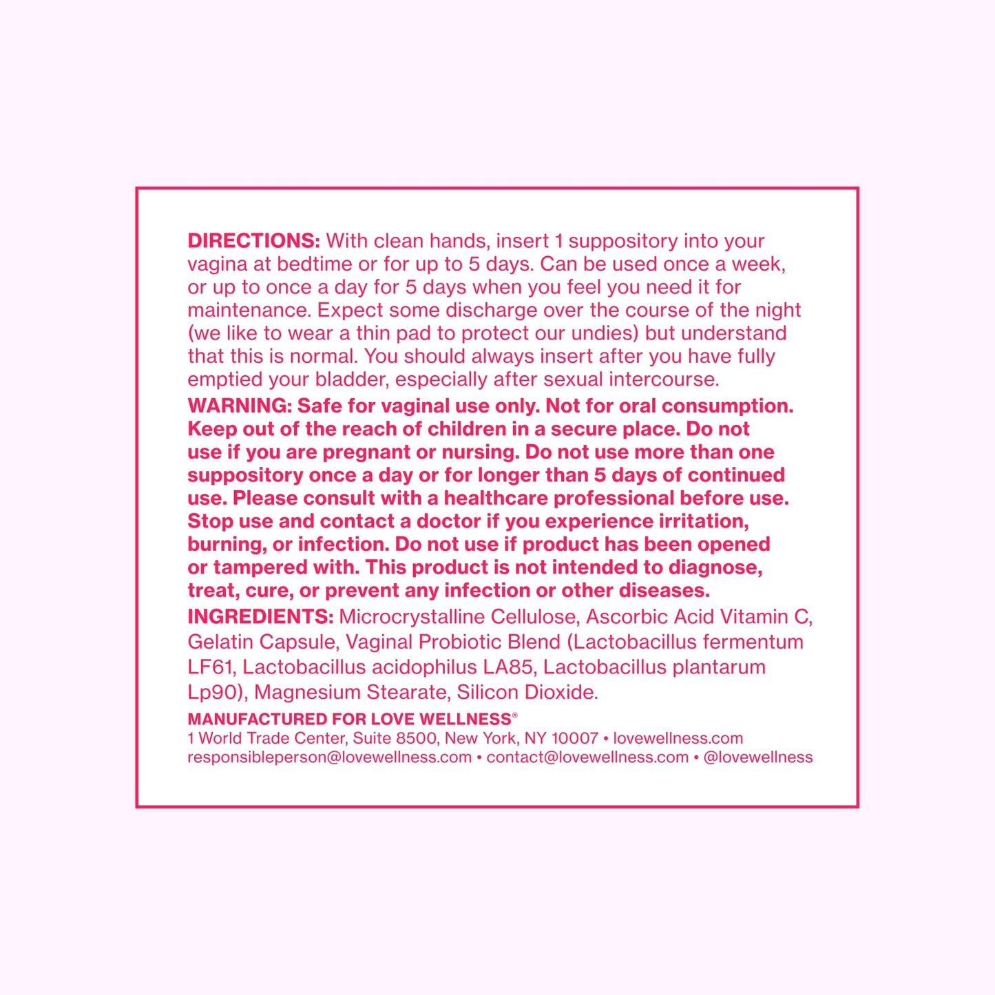 Love Wellness The Killer & Flora Power | Vaginal Suppository Duo with Boric Acid, Probiotics & Vitamin C | Supports pH Balance, Odor Control & Feminine Health | Fragrance-Free, Non-GMO & Paraben Free - Maple Wellness Supplements