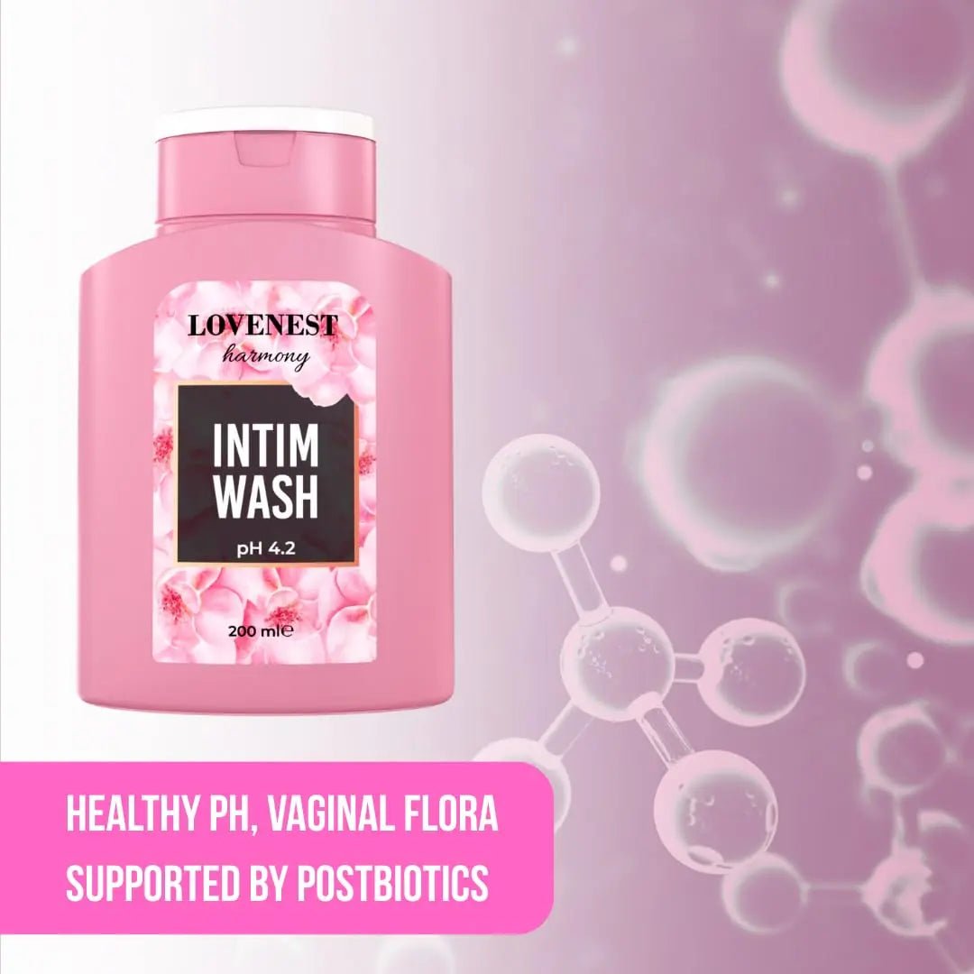 Lovenest Intimate Wash for Women – pH Balanced, Odor Control, Postbiotic Formula – Hypoallergenic, Paraben-Free, Derma-Tested Feminine Hygiene Wash 200 mL by Marqueens Beauty - Maple Wellness Supplements