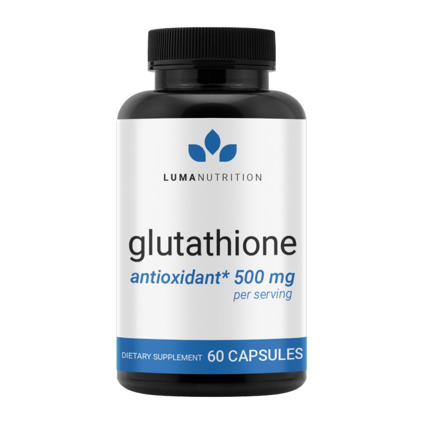 Luma Nutrition Premium Glutathione Supplement - 500mg - L-Glutathione - Antioxidant Support - Maple Wellness Supplements