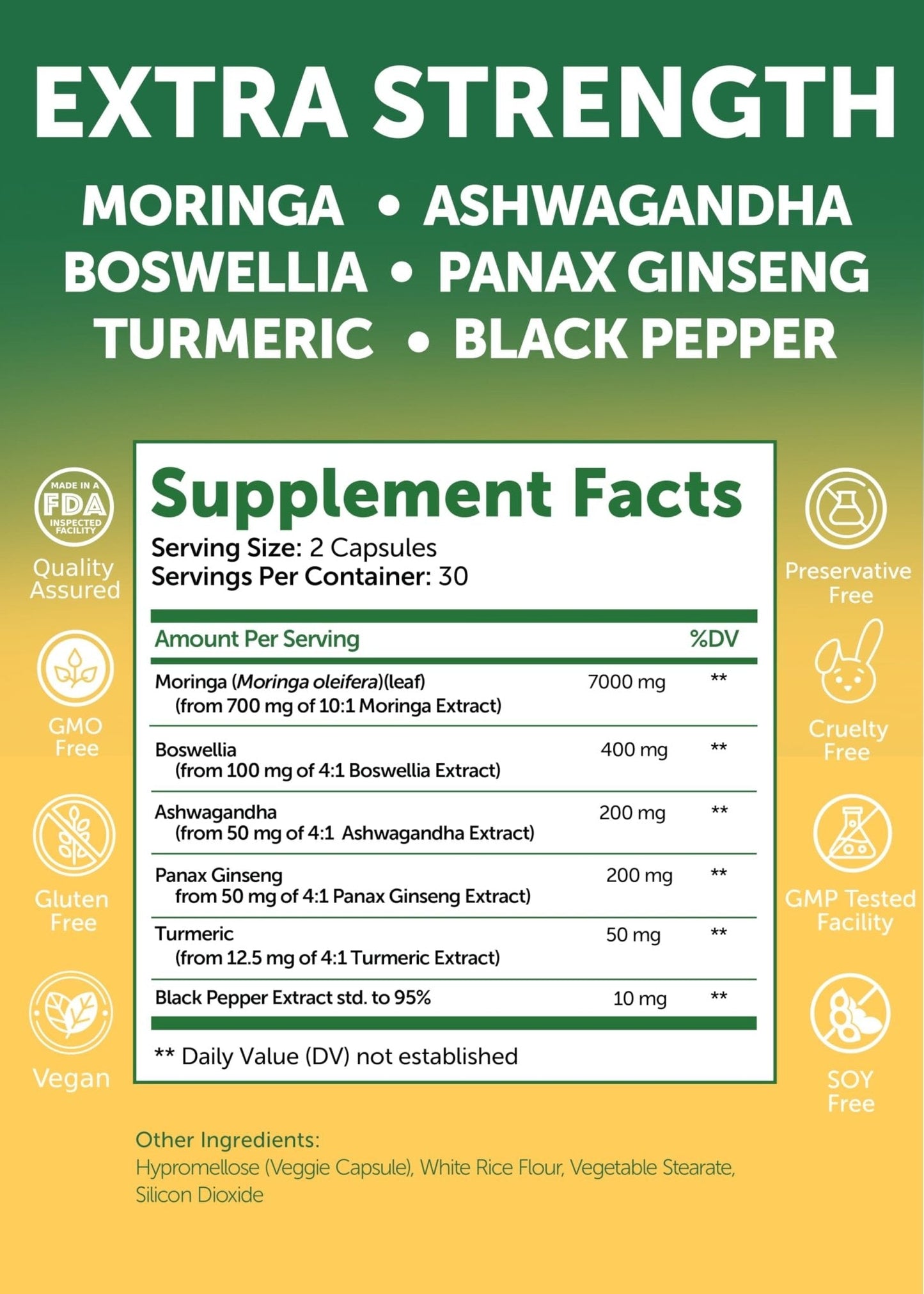Lunakai USA Made Moringa & Sea Moss Capsules Bundle – 6-in-1 & 16-in-1 Advanced Blends – 60 Non-GMO Veggie Capsules Each - Maple Wellness Supplements