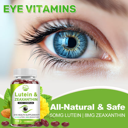 Lutein and Zeaxanthin Supplements, Eye Vitamin & Mineral Supplement, Multivitamin for Vision & Ocular Health with Omega-3, Protect and Enhance Your Eye - Maple Wellness Supplements