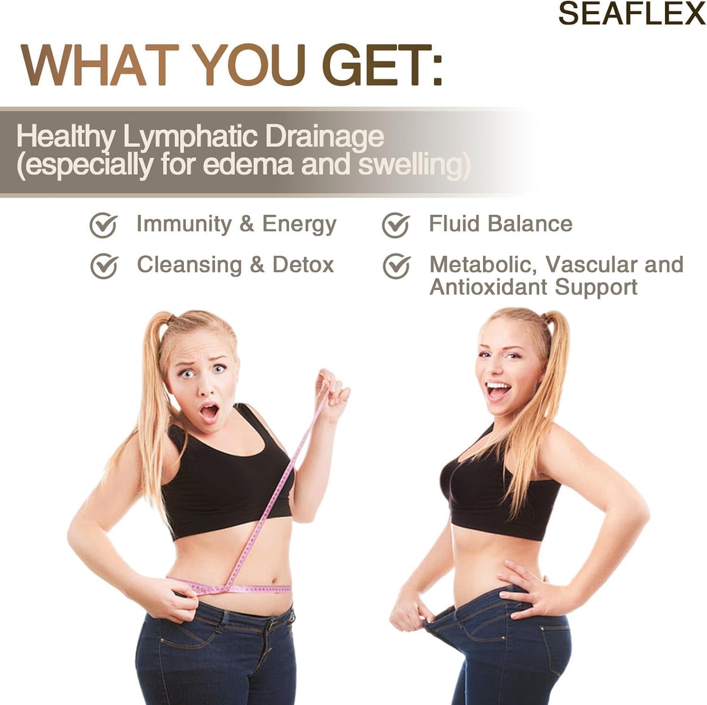 Lymphatic Drainage Capsules Natural Herbal Supplement for Fluid Balance & Immune Health, with Echinacea, Dandelion, and Burdock 60 Capsules - Maple Wellness Supplements