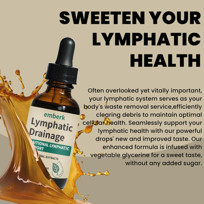 Lymphatic Drainage Drops, 2000mg Herbal Blend with Elderberry & Echinacea Dandelion，– Supports Lymphatic Drainage - Maple Wellness Supplements