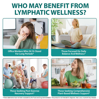 Lymphatic Drainage Drops | 21-in-1 Lymph System Support Supplement | Lymph Cleanse with Turmeric, Echinacea, Elderberry & Dandelion | for Women & Men, 2 fl oz - Maple Wellness Supplements