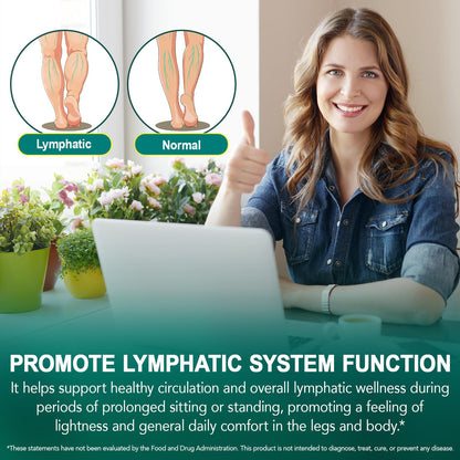 Lymphatic Drainage Supplement – 4,275 mg 21-in-1 Botanical Complex, Echinacea, Burdock Root, Red Clover, Elderberry & Dandelion, Supports Natural Detox & Healthy Circulation, 240 Softgels - Maple Wellness Supplements