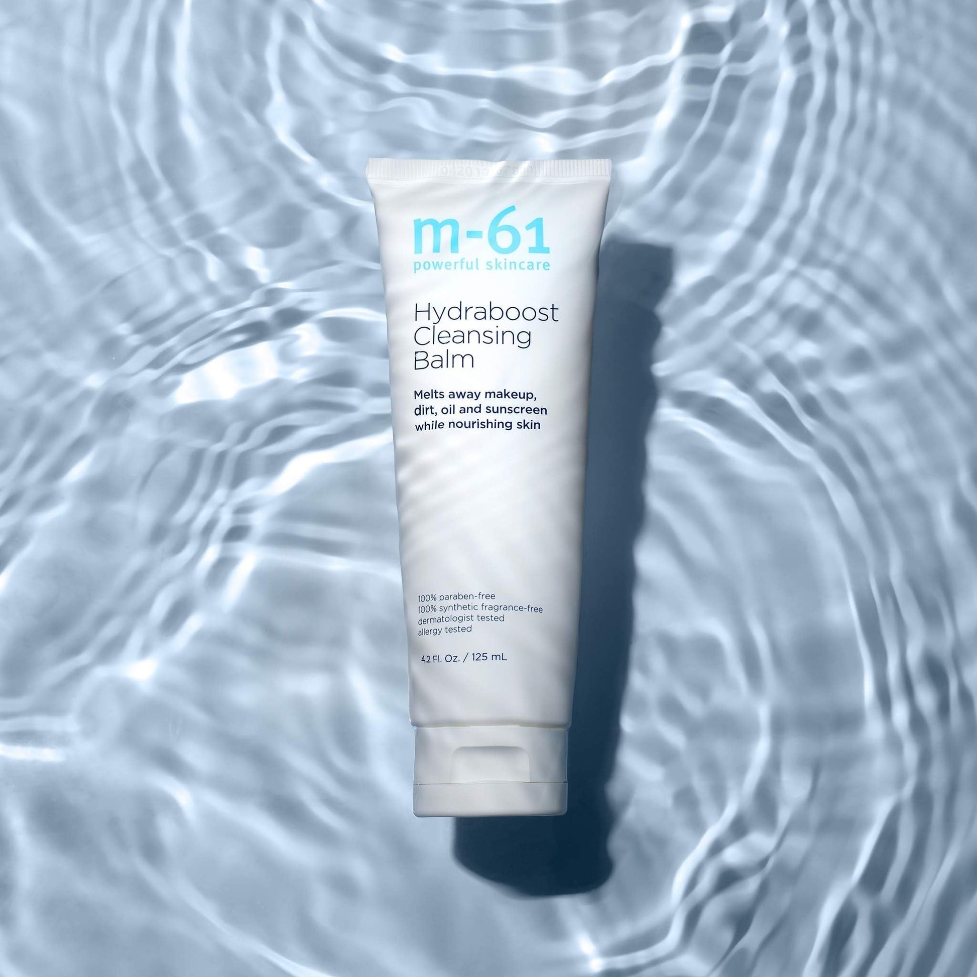 m-61 Hydraboost Cleansing Balm | Makeup Removing Cleanser Balm Melts Away Dirt, Oil, and Sunscreen | Fragrance Free | Derm & Allergy Tested | Made in USA | 4.2 Fl Oz - Maple Wellness Supplements
