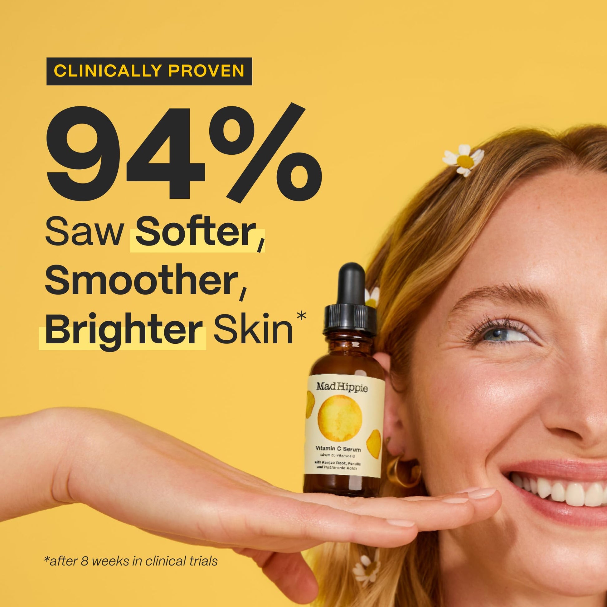 Mad Hippie Vitamin C Serum for Face – Hyaluronic Acid, Ferulic Acid & Vitamin E, Anti-Aging - Maple Wellness Supplements