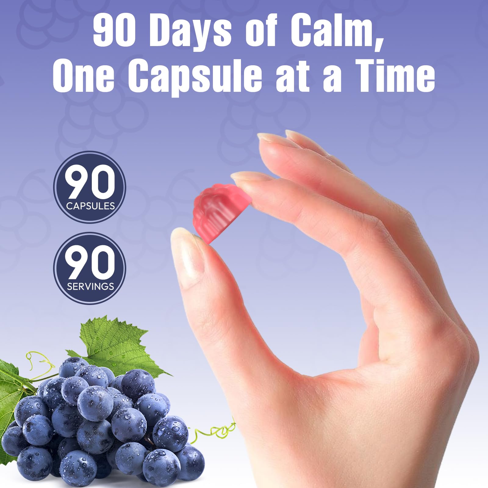 Magnesium Complex Gummies, Individually Packaged Magnesium Supplement, Magnesium Chelate, Bisglycinate, Malate, Citrate, Taurate Chewable for Women & Men,Sleep&Muscle&Nerve Health, Vegan 90 Counts - Maple Wellness Supplements