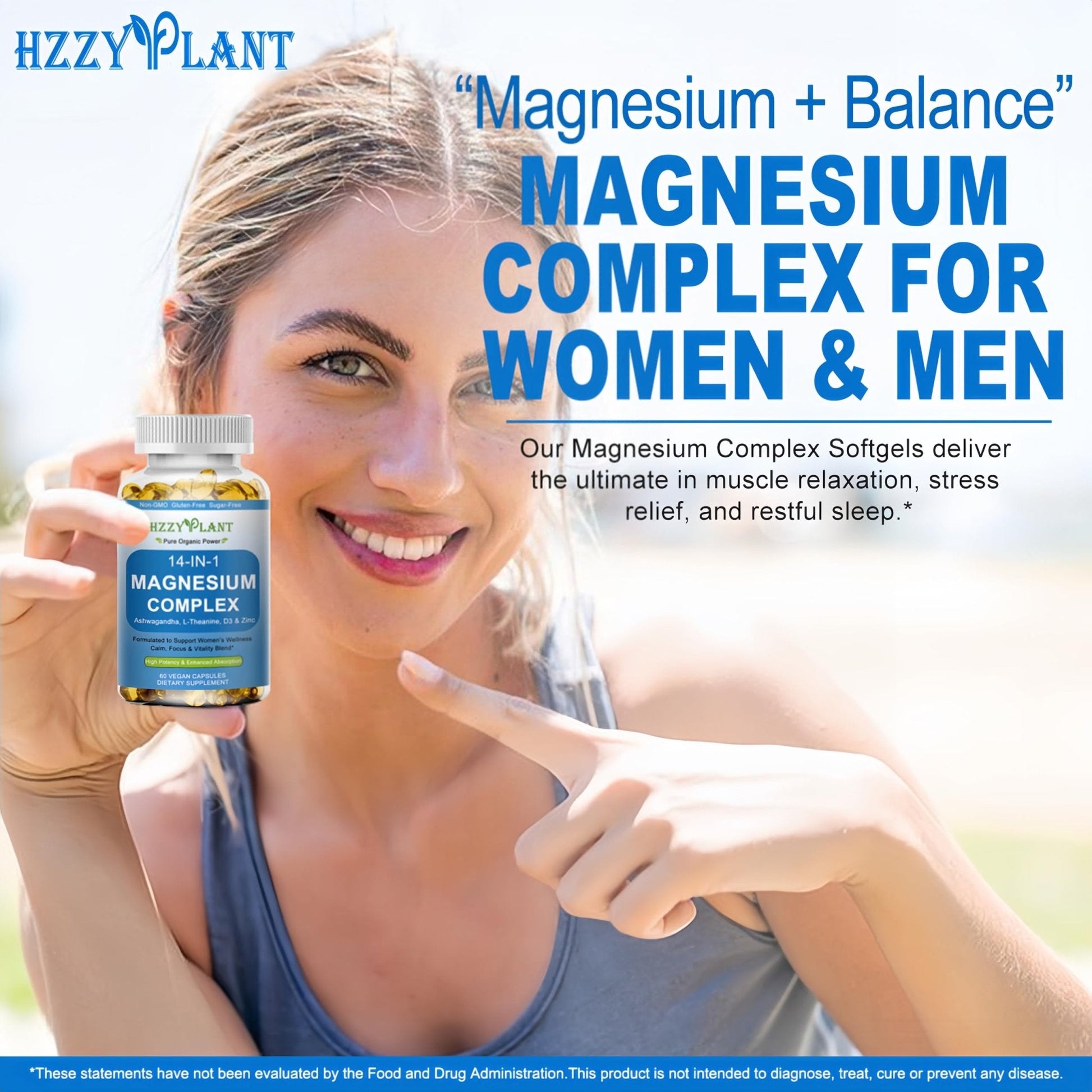 Magnesium Complex Softgels, High Absorption Magnesium Supplement with Glycinate, Citrate, Malate, Taurate, 14-in-1 Magnesium Complex for Women & Men for Muscle, Heart, Sleep Support, 2 Month Supply - Maple Wellness Supplements