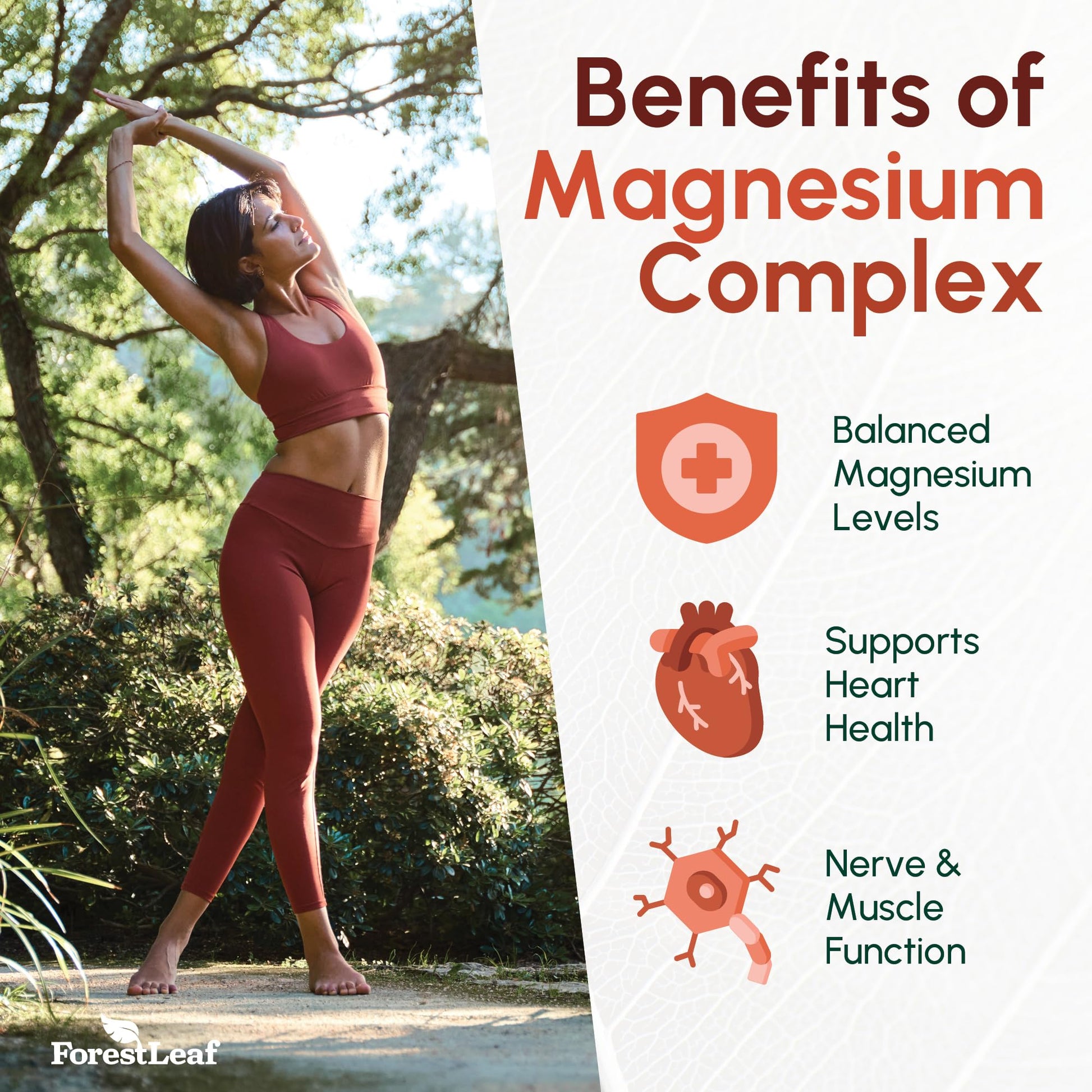 Magnesium Glycinate 500mg Complex - Magnesium Supplement Capsules for Sleep and Calmness - Non-GMO, 3rd Party Tested - Maple Wellness Supplements