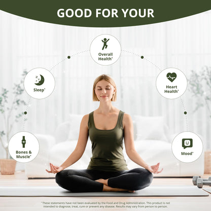 Magnesium Glycinate Chelate Complex with Albion Magnesium Bisglycinate Chelate, Vitamin B6 & BioPerine for Bone, Muscle, Natural Sleep, - Maple Wellness Supplements