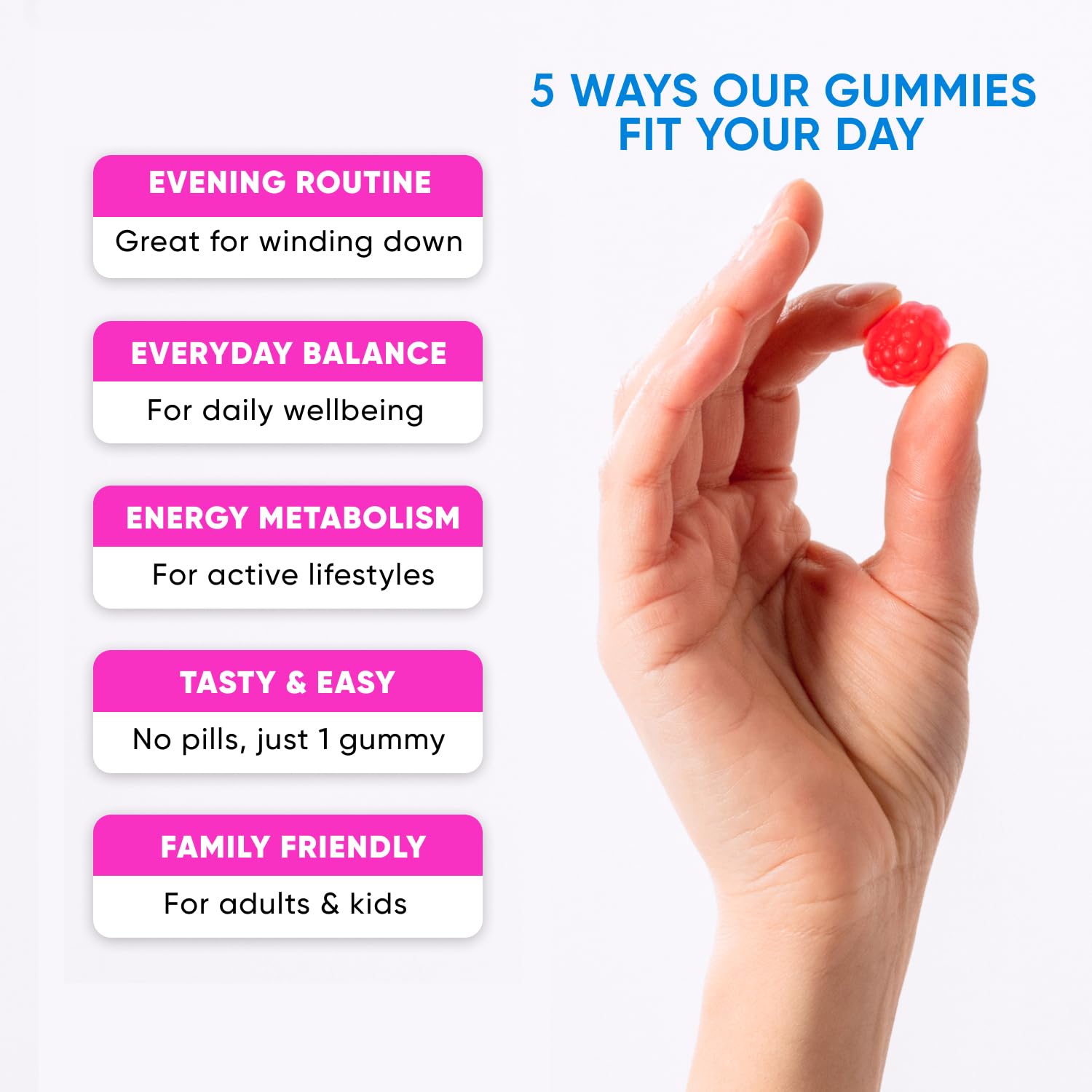 Magnesium Glycinate Gummies 400mg, High Absorption Magnesium Supplement for Women - Maple Wellness Supplements