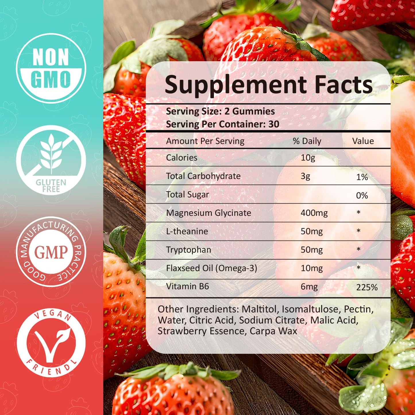 Magnesium Glycinate Gummies 400mg, Sleep & Relaxation Support, Sugar Free Vegan Magnesium Gummies for Adults Magnesium Supplements for Muscle Cramps, Stress Relief, Calm Mood,High Absorption, 60 Count - Maple Wellness Supplements